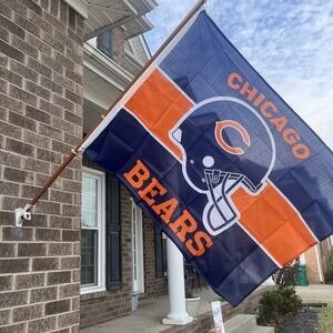 NFL Chicago Bears Team Flag - Black and Orange